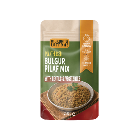 Bulgur Pilaf Mix with Lentils - ingredient for Tomato Herb Bulgur Pilaf