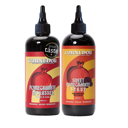Sweet Pomegranate Syrup & Pomegranate Molasses  Bundle