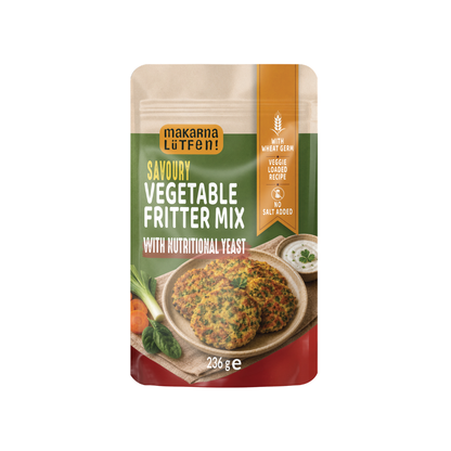 Savoury Vegetable Fritter Mix with Nutritional Yeast